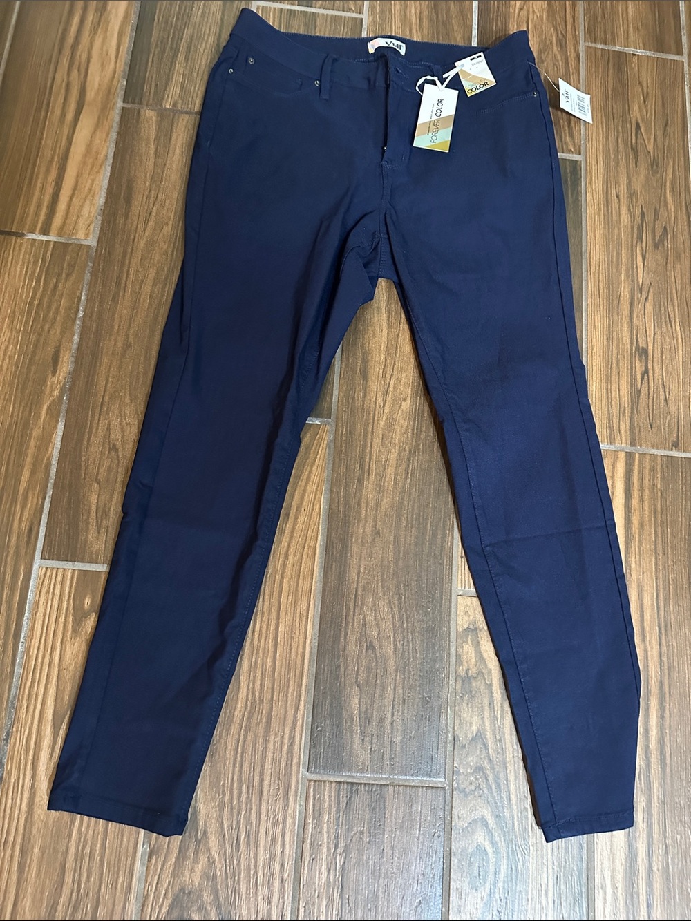 YMI Men's Navy Slim Chino Pants